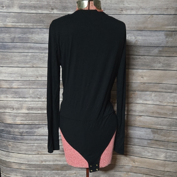 J. Crew Black Bodysuit Top - Picture 3 of 3